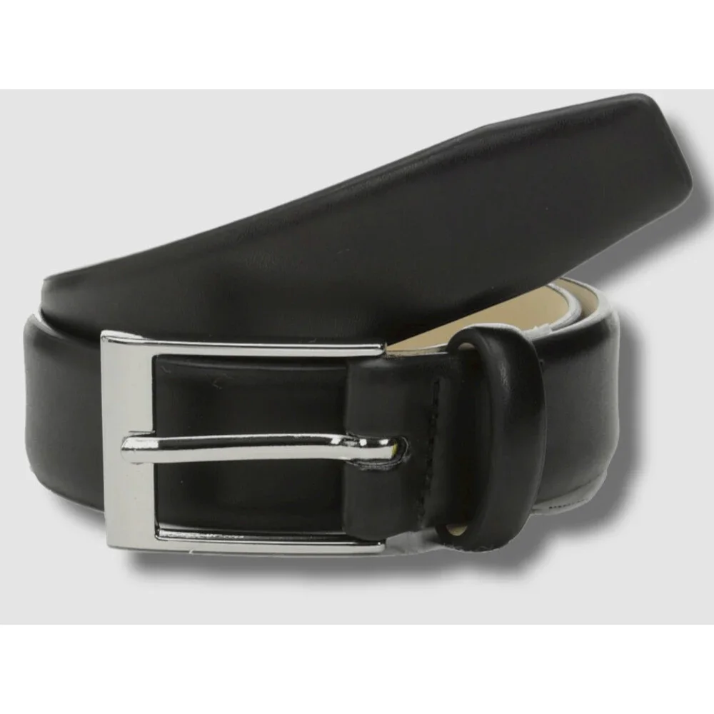 Appaman Kid's Boy's Black Dress Faux Leather Belt Size S
